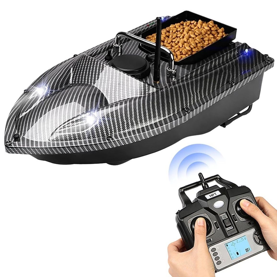 Etetőhajó C118 GPS - navigációval - fekete