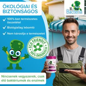 Bioenzimes tisztító az Ön HÁZI SZENNYVÍZTISZTÍTÓJÁBA 500g