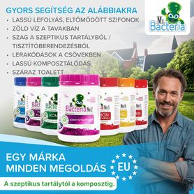 Bioenzimes tisztító az Ön HÁZI SZENNYVÍZTISZTÍTÓJÁBA 500g