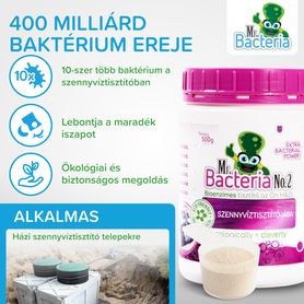 Bioenzimes tisztító az Ön HÁZI SZENNYVÍZTISZTÍTÓJÁBA 500g