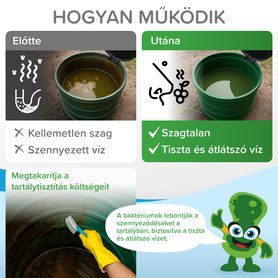 Bio-enzimes tisztító az Ön ESŐVÍZGYŰJTŐ TARTÁLYÁHOZ 500g